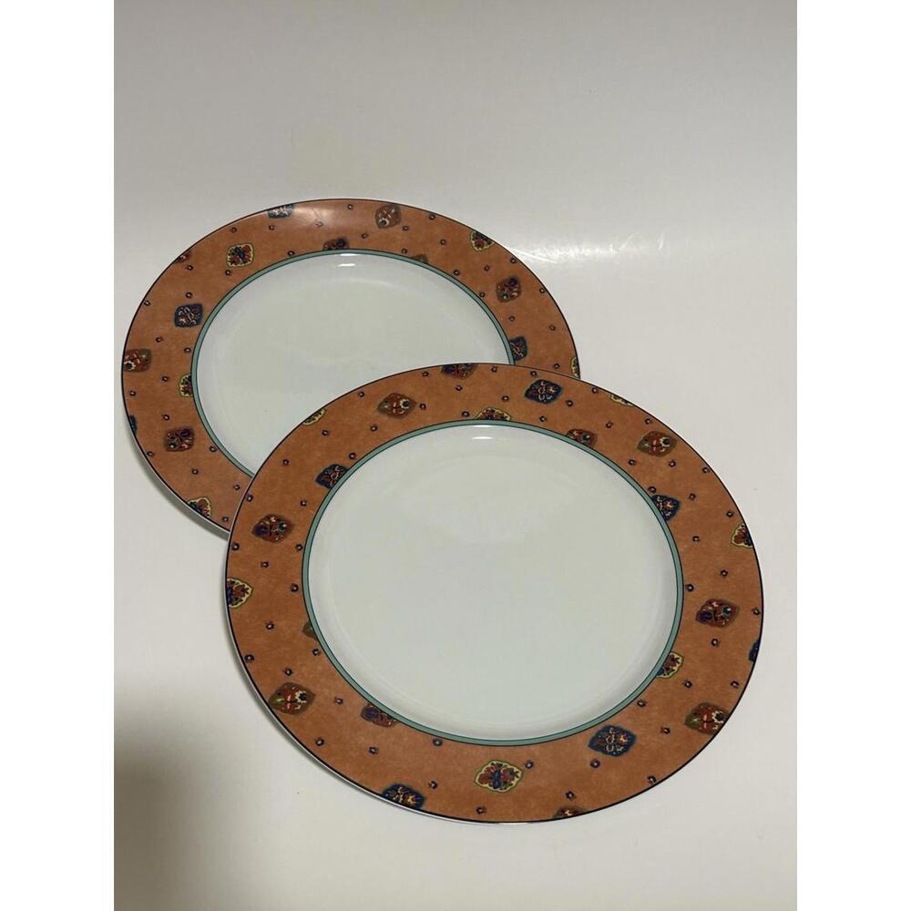 Two Mikasa China Waverly Inn Dinner Plates 10 3/4" M5137